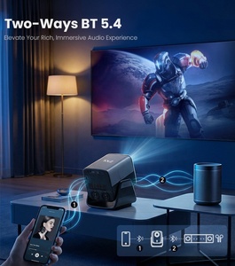 Proyector Inteligente Wifi 5G con Licencia Oficial de Google-TV, Resolución Nativa de 1080P 4K, Cine en Casa, Juegos, Portátil, Películas, Proyector LCD de Tiro Corto - Product Image 3