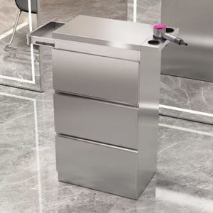 Stainless Steel Barber and Hairdressing Cabinet for Salon Furniture - Product Image 2