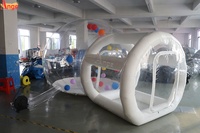 Tente bulle gonflable d'extérieur Ange en PVC transparent, tente dôme igloo