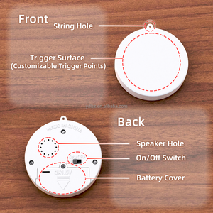 Porte-clés musical avec enregistrement sonore tactile personnalisé, logo personnalisé, <span class=keywords><strong>mini</strong></span> porte-clés en plastique, cadeau promotionnel en gros - Product Image 4