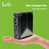 Mini PC J6412 de Alta Calidad al por Mayor, Quad Core, DDR4, 2HD, 8USB, Audio Integrado, para Control de Automatización Industrial