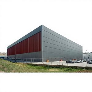 Almacén de Acero Prefabricado de Alta Resistencia con Estructura de Rejilla de Largo Alcance para Servicios de Soldadura y Doblado de Equipos Industriales - Product Image 1