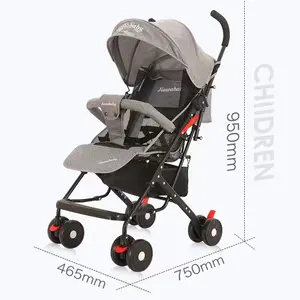 Fabriek Directe Best Verkopende Prijs Goedkope Kinderwagen Kinderwagen Lichtgewicht Baby Buggy