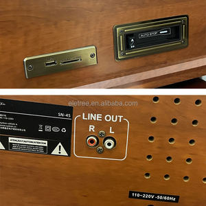 Pemutar toca-disco De Vinil Bt Usb Vitrola portabel Retro untuk berbagai Diska Vinil dan Lps - Product Image 2