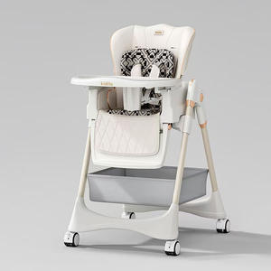 Ensemble de chaises de table à manger multifonctionnelles Kidilo siège pliable en plastique portable pour bébé à la maison ou en voyage - Product Image 4