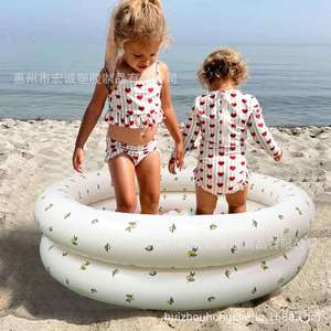 Inflatable Round Baby Swimming Pool 90cm PVC Outdoor Indoor Play Water Pit For Kids - Product Image 1