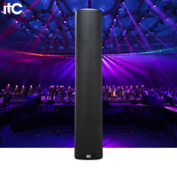 Sistema de Altavoces Line Array Profesional de 100W y 8 Cajas, Columna Activa con Diseño Resistente al Agua de 4x4 Pulgadas