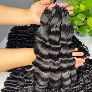 Extensiones de Cabello Remy Vietnamita Ondulado Suelto Profundo con Ganchillo, Doble Trama a Máquina, Todos los Colores, Venta al por Mayor para Proveedores de Cabello - Product Image 1
