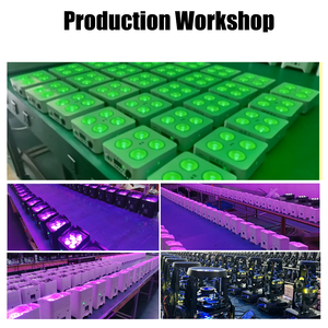 4x18W RGBWA Mini LED Par, Alimentado por Batería, DMX Inalámbrico, Luz de Escenario, Control por WiFi a través de Aplicación, CRI 90, 6 en 1, para Escenarios, Bodas y Fiestas - Product Image 6