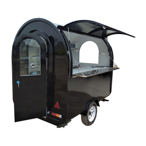 Coffee Rolling Umbrella Tent Large Food Cart - Product Image 1