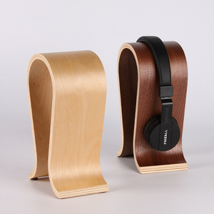 Classico supporto per cuffie <span class=keywords><strong>scuro</strong></span> in legno naturale decorazioni per la casa decorazioni per la casa - Product Image 4