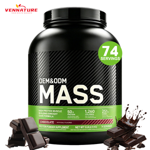 Poudre Protéinée <span class=keywords><strong>MASS</strong></span> Sportive Personnalisée OEM pour Prise de Masse Musculaire au <span class=keywords><strong>Chocolat</strong></span> – Formule Protéinée Saveur <span class=keywords><strong>Chocolat</strong></span> - Product Image 1