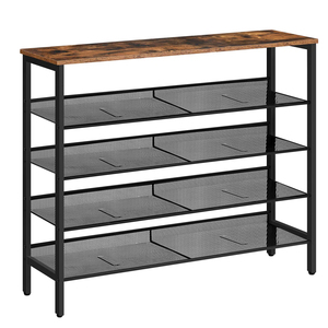 Zapatero de metal de 25 pares de capacidad para uso en sala de estar y baño - Product Image 5