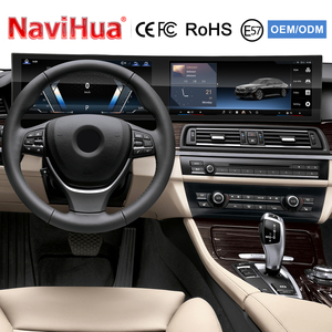 อัพเกรดภายในรถยนต์ใหม่สำหรับ BMW ซีรีส์ 5 F10 ปี 2011-2017 จอคู่ ระบบ Android Carplay เครื่องเล่นมัลติมีเดีย จอภาพติดคอนโซล - Product Image 1
