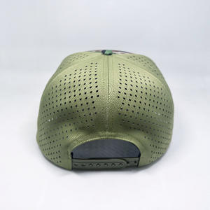 Haute Qualité 6 Panneau Camouflage Toile En Plein Air Golf Chapeaux Rétro Canard Camouflage Laser Cut Hole Caps Personnalisé Plat Bord Snapback - Product Image 5