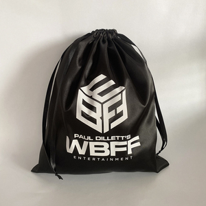 Custom Printed Silk Satin Drawstring Dust <strong>Bag</strong> for Cloth Handbag Underwear Cap Shoe <strong>Hair</strong> <strong>Dryer</strong> Packaging Luxury Gift <strong>Bags</strong> - Product Image 6