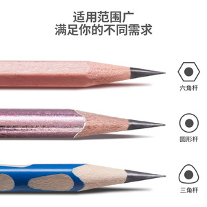 Deli Pencil Sharpener 71171 Manual Plastic Geometric Design For School Office Use - Product Image 3