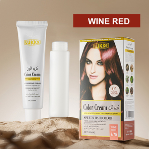 UUKKG Livraison Rapide Marque Privée Vente en Gros Bio Professionnel Salon Coloration Capillaire Permanente Crème Colorante <span class=keywords><strong>Cheveux</strong></span> Couleurs Variées - Product Image 1