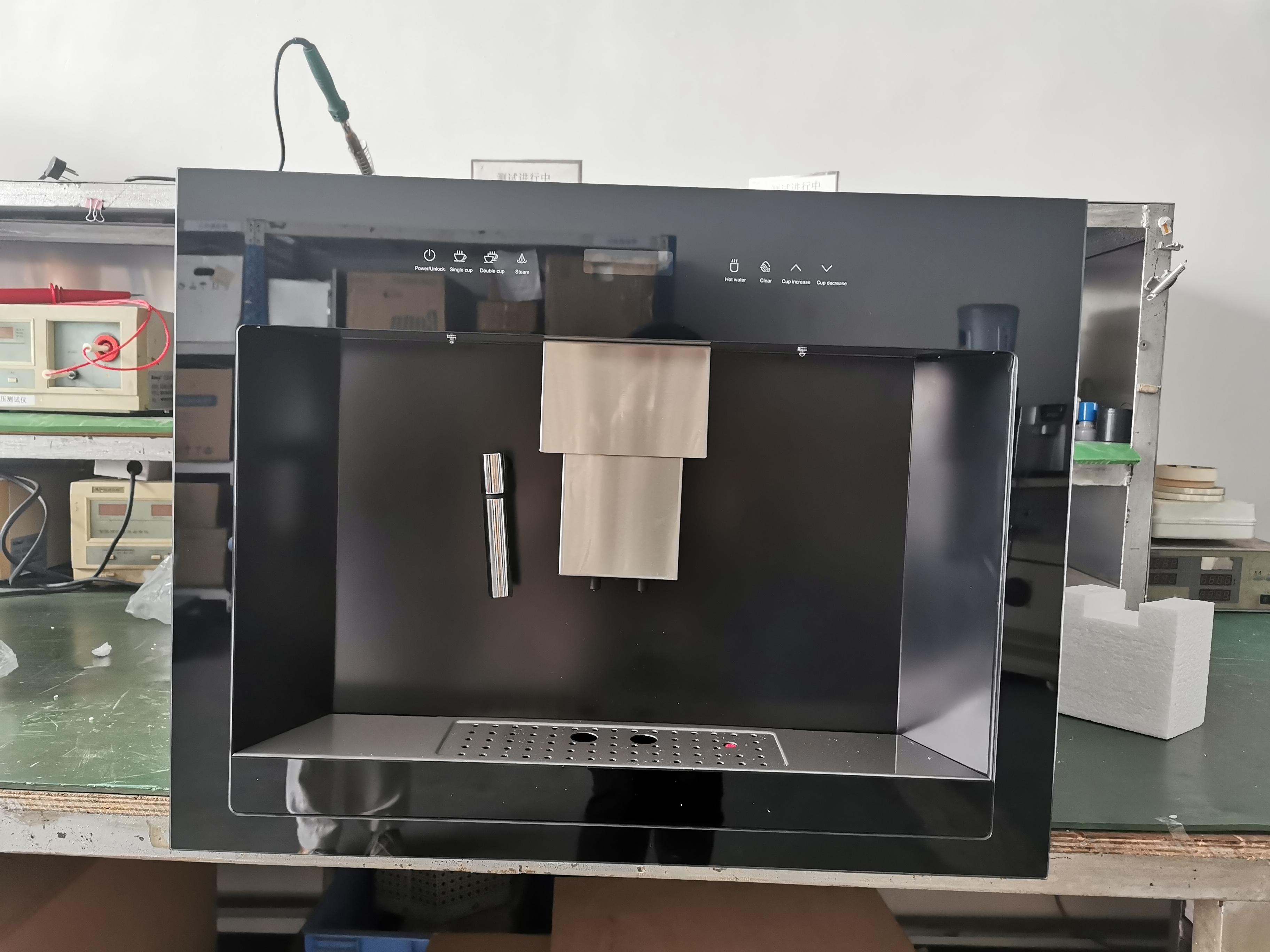 built in coffee and espresso station for home