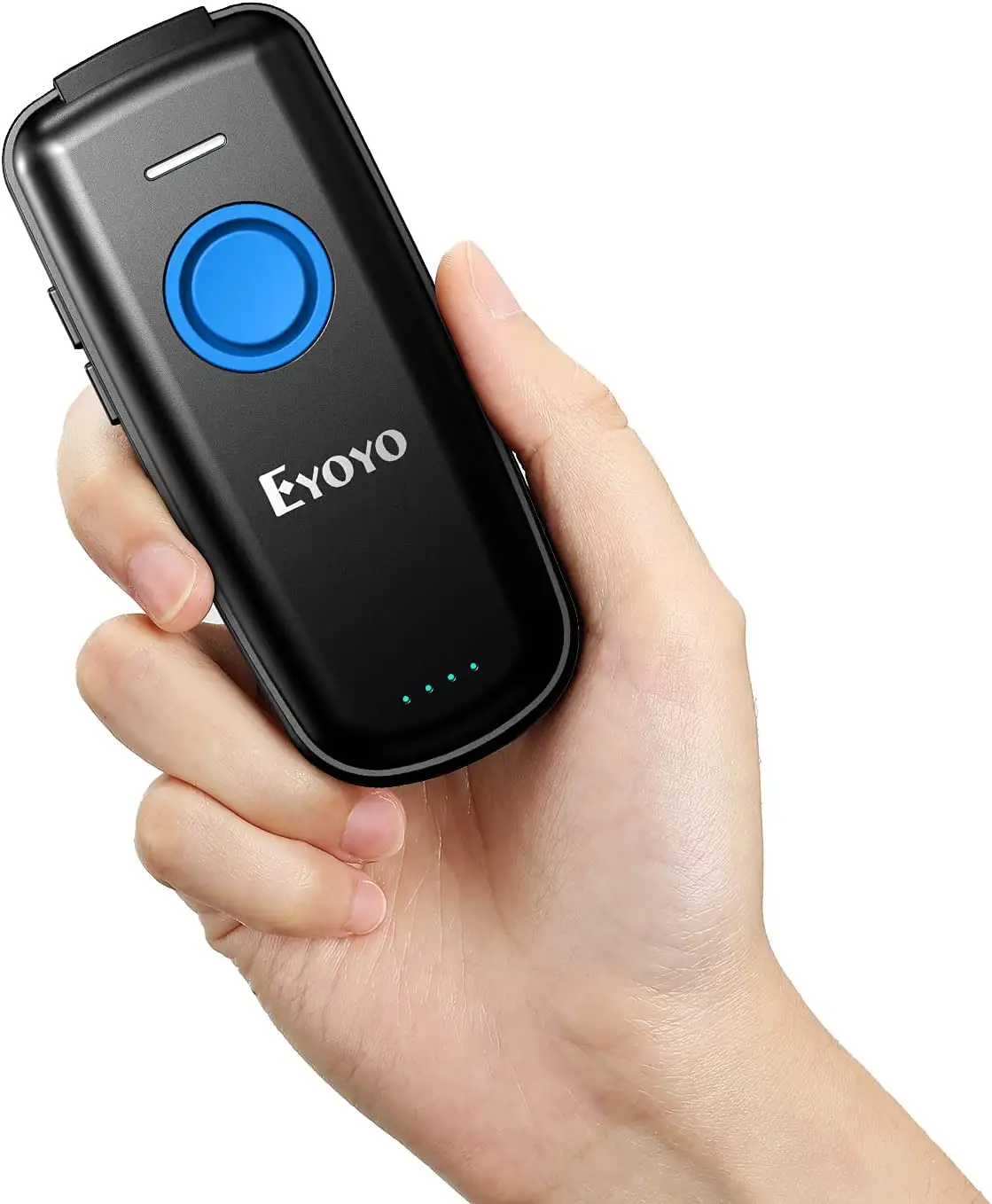 Eyoyo-Escáner de código de barras portátil, mini escáner 2D inalámbrico, Bluetooth 1D, para logística, almacén, Biblioteca