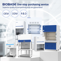 Hotte à fumées canalisée Biobase utilisée pour protéger l'environnement du laboratoire et l'opérateur lors d'applications chimiques générales