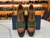 Chaussures habillées de luxe pour hommes en cuir de vachette de haute qualité, livraison rapide, vente en gros fabricant