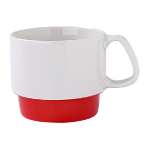 Custom Ceramic <b>Mugs</b> 350ml Cartoon Design Screen Printing For Business Gifts - Product Image 3