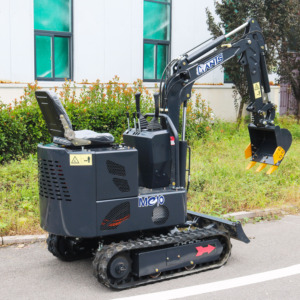 Mini excavadoras Casa eléctrica hidráulica pequeña zanjadora con accesorios - Product Image 1