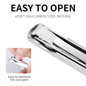 Hongstars Nail Clippers Keychain Small Portable Travel Camping <strong>Mini</strong> Foldable Nail Cutter With Key Ring - Product Image 2