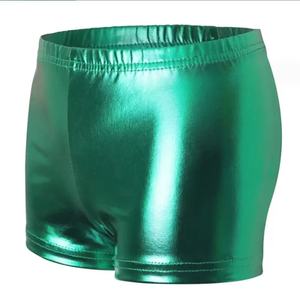 Shorts de danse athlétique pour petites filles, shorts de <span class=keywords><strong>gymnastique</strong></span>, shorts de danse de ballet, shorts de performance, ballerine, 2-14 ans - Product Image 3