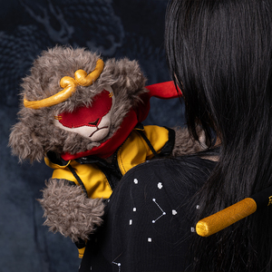 Muñeco de Peluche Personalizado al por Mayor de Sun Wukong, el Rey Mono Chino, de Algodón Suave con Relleno de PP, Black Myth - Product Image 5