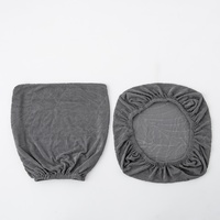 Ensemble de 2 housses de chaise modernes, imperméables et élastiques en jacquard spandex/polyester pour la maison/le bureau et l'hôtel-Fauteuil lavable en machine