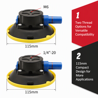 Promotion : Ventouse industrielle de 4,5 po (115 mm) avec pompe à vide manuelle pour montage de caméra et base d'antenne Starlink