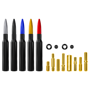 Décoration <span class=keywords><strong>de</strong></span> <span class=keywords><strong>toit</strong></span> <span class=keywords><strong>pour</strong></span> véhicule, Modification <span class=keywords><strong>de</strong></span> personnalité, en carbone, universel, court, <span class=keywords><strong>voiture</strong></span>, <span class=keywords><strong>antenne</strong></span> à balles - Product Image 2