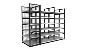 Estantes de Supermercado con Acabado Cromado de Calidad Garantizada, Elegante Exhibidor Metálico para Tiendas de Productos de Salud y Belleza - Product Image 4