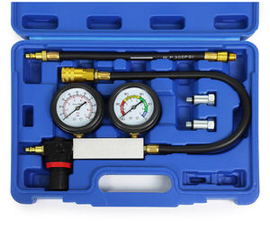 8 पीसी ऑटो सिलेंडर प्रेशर टेस्ट गेज इंजन सिलेंडर कंप्रेशन टेस्टर किट सिलेंडर लीकेज टेस्टर गैसोलीन वाहन उपकरण किट - Product Image 3