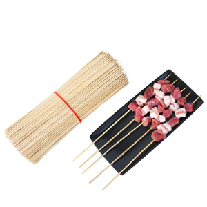 Thịt nướng thanh tre thanh chiều rộng 2.5mm đến 9mm length11cm đến 50 cm BBQ xiên Kebab xiên tre xiên - Product Image 3