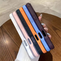 Étui de téléphone magnétique mat transparent de luxe pour iPhone 18 Pro Max 17 Pro 16 Plus 17 Air avec bande antidérapante double couche antichoc