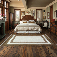 Vente en gros de tapis de chambre à coucher vintage en polyester 100% personnalisés