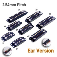 Harga pabrik 2.54PH 2Pin konektor Magnet Pria Wanita Pogo Pin konektor Magnet tahan air