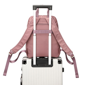 Sac à dos femme tendance coréen coloré, nouvelle collection, décontracté, portable, pour l'extérieur, avec fermeture éclair, idéal pour l'hiver - Product Image 4