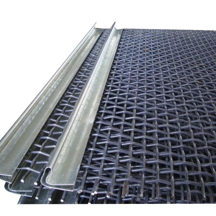 Best quality gravel steel vibrating wire screen mesh for crushed stone