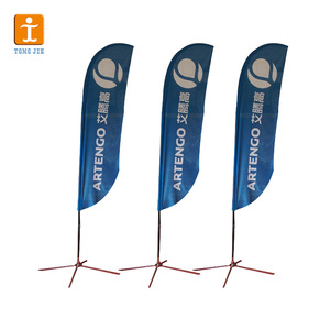 Cờ Lông Vũ Đi Biển TJ, Cờ In Hình Chữ Nhật, Con Dao, Giọt Nước - Product Image 6