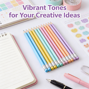 X323 X729 -1 Confezione da 4 Matite Colorate HB Assortite, Matite in <span class=keywords><strong>Legno</strong></span> con Design Carino - Product Image 4