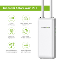 TH - OA81 High Power 300Mbps 2. AP WiFi 4GHz dengan 1 WAN + 2 LAN Ethernet Wireless Outdoor AP