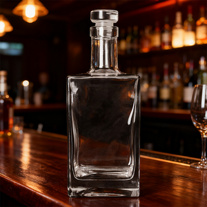 Botella <span class=keywords><strong>de</strong></span> licor <span class=keywords><strong>de</strong></span> 750ML, botella <span class=keywords><strong>de</strong></span> licor cuadrada para Vodka, Tequila, ron, ginebra, botellas <span class=keywords><strong>de</strong></span> <span class=keywords><strong>whisky</strong></span> - Product Image 1