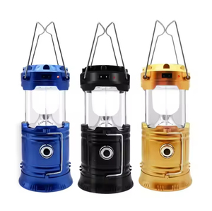 Solar Rechargeable Handle Portable <b>LED</b> Camping <b>Light</b> Outdoor Hook <b>Mini</b> <b>Led</b> Camping Lantern - Product Image 1