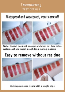 <span class=keywords><strong>Tinte</strong></span> de labios de tubo dorado de lujo Color de larga duración Etiqueta privada A prueba de transferencia de larga duración Brillo de labios impermeable Brillo de labios mate - Product Image 2