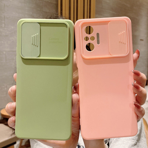 Custodia protettiva per obiettivo fotocamera Slide per <span class=keywords><strong>Xiaomi</strong></span> <span class=keywords><strong>Mi</strong></span> 11 <span class=keywords><strong>10T</strong></span> Lite Poco F3 X3 custodia morbida in Silicone NFC per Redmi Note 10 9 9S 8 K40 Pro 9A - Product Image 1