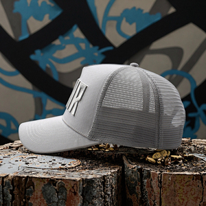 Cong vành trucker cap tùy chỉnh màu đen Trucker lưới Mũ 6 Bảng điều khiển Trucker lưới mũ - Product Image 3